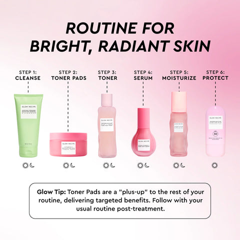 Vitamin C Brightening Korean Toner Pads