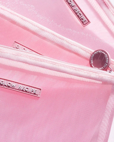 Glow on the Go Zip Bag - Pink
